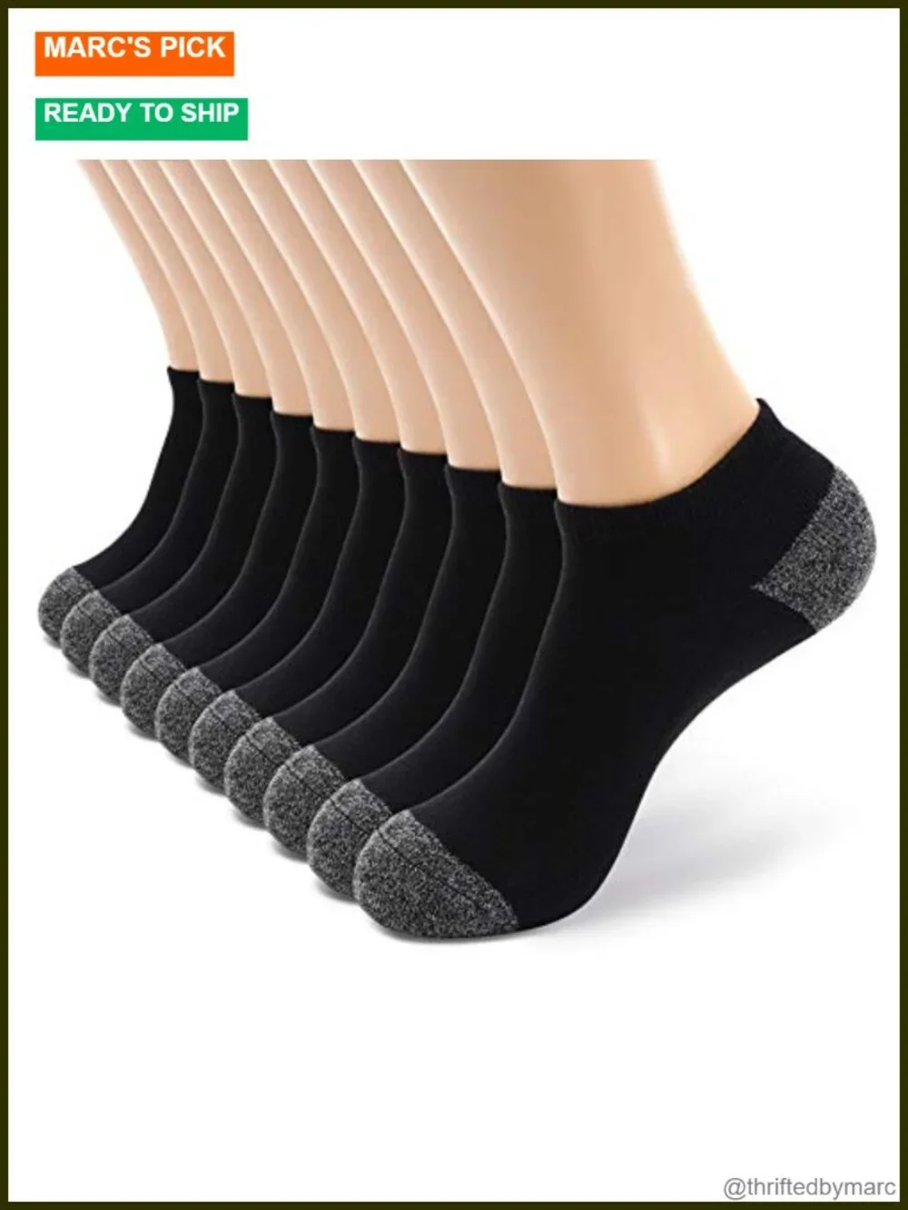 Cotton Cushion Low Cut Ankle Socks Multipack Running Athletic